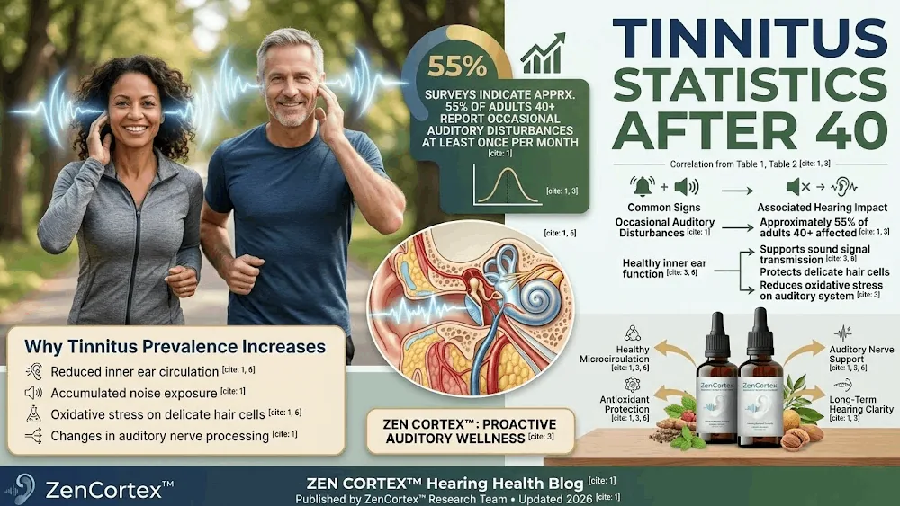 Hearing loss statistics after 40